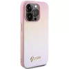 Guess Capa rígida Saffiano Iridescent Script para Apple iPhone 14 Pro 6,1