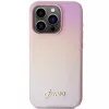 Guess GUHCP15XPSAIRSP Capa rígida Saffiano Iridescent Script para Apple iPhone 15 Pro Max 6,7