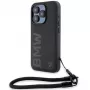 BMW Capa rígida Signature Leather para iPhone 15 Pro Max 6,7