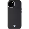 BMW M Collection Capa Signature Wrapped Metal MagSafe para iPhone 15 Plus / 14 Plus - preta