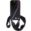 BMW M Edition Capa rígida Carbon Tricolor Lines para Apple iPhone 15 Pro 6,1