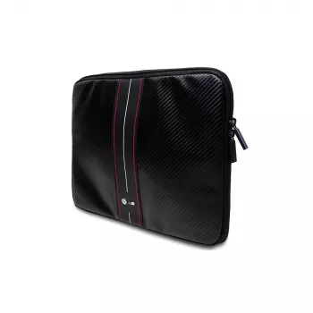Capa BMW Sleeve BMCS16COMSCAKR 16 polegadas preta Carbon Red Stripes