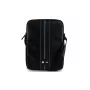 BMW M Motorsport Carbon Blue Stripes Bolsa de Ombro para Smartphone Preto