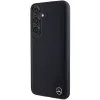 Capa rígida em pele MagSafe Mercedes-Benz Debossed Line para Samsung Galaxy S24+ (SM-S926) - preta