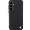 Capa rígida em pele MagSafe Mercedes-Benz Debossed Line para Samsung Galaxy S24+ (SM-S926) - preta