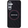 Capa rígida em silicone AMG AMHMS24S23SMRK Carbon Pattern MagSafe para Samsung Galaxy S24 (S921) preta
