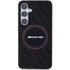 Capa rígida em silicone AMG AMHMS24M23SMRK Carbon Pattern MagSafe para Samsung Galaxy S24+ (SM-S926) - preta