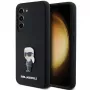 Capa em silicone Karl Lagerfeld Ikonik Metal Pin para Samsung Galaxy S23 - preta