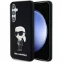 Capa em silicone Karl Lagerfeld KLHCS24MSNIKBCK Ikonik para Samsung Galaxy S24+ (SM-S926) - preta