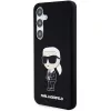 Capa em silicone Karl Lagerfeld KLHCS24MSNIKBCK Ikonik para Samsung Galaxy S24+ (SM-S926) - preta