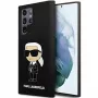 Capa em silicone Karl Lagerfeld Ikonik para Samsung Galaxy S24 Ultra - preta