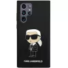 Capa em silicone Karl Lagerfeld Ikonik para Samsung Galaxy S24 Ultra - preta