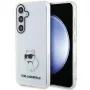 Capa rígida transparente Karl Lagerfeld KLHCS24SHNCHTCT S24 S921 IML Choupette para Samsung Galaxy S24
