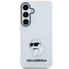 Capa rígida transparente Karl Lagerfeld KLHCS24SHNCHTCT S24 S921 IML Choupette para Samsung Galaxy S24