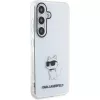 Capa rígida transparente Karl Lagerfeld KLHCS24MHNCHTCT S24+ S926 IML Choupette