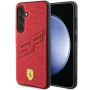 Capa rígida Ferrari FEHCS24SPINR S24 S921 vermelha Big SF Perforated para Samsung Galaxy S24