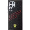 Capa rígida Ferrari FEHCS24LPINK S24 Ultra S928 preta Big SF Perforated