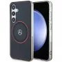 Mercedes-Benz S24 Capa rígida de dupla camada com MagSafe vermelho para Samsung Galaxy S24 - preto