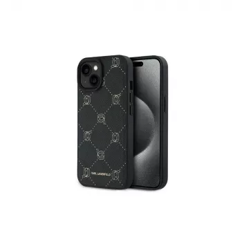 Karl Lagerfeld KLHMP15MPGKHPHK iPhone 15 Plus 6,7 polegadas Capa Karl Head preta com MagSafe