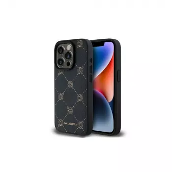 Karl Lagerfeld KLHMP15LPGKHPHK iPhone 15 Pro 6,1 polegadas Capa traseira Karl Head preta com MagSafe
