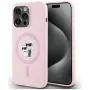 KARL LAGERFELD Capa MagSafe em silicone Karl&Choupette para iPhone 14 Pro Max rosa