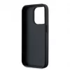 Karl Lagerfeld Capa Saffiano Athleisure Stripes Cord para iPhone 15 Pro Max preto rosa