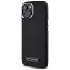 Karl Lagerfeld Capa MagSafe Metal Plate para iPhone 15, preto