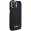 Karl Lagerfeld Capa MagSafe Metal Plate para iPhone 15, preto