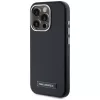 Karl Lagerfeld Capa MagSafe Metal Plate para iPhone 15 Pro Max preto