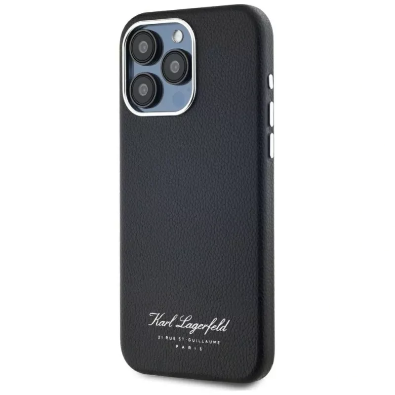 Karl Lagerfeld Capa Hotel RSG para Apple iPhone 15 Pro, preto