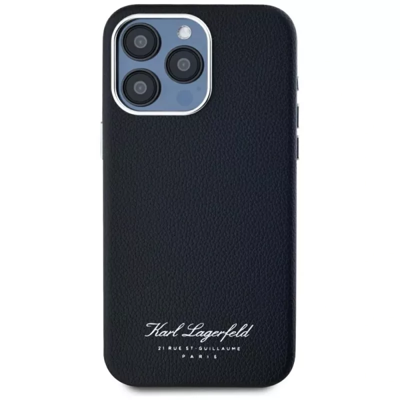 Karl Lagerfeld Capa Hotel RSG para Apple iPhone 15 Pro, preto