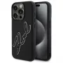 Karl Lagerfeld KLHCP15X3DRKSDLK Capa rígida para Apple iPhone 15 Pro Max 6,7
