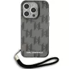 Karl Lagerfeld KLHCP15LHKDPNSK Capa rígida para iPhone 15 Pro 6,1