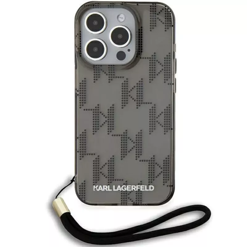 Karl Lagerfeld KLHCP15LHKDPNSK Capa rígida para iPhone 15 Pro 6,1