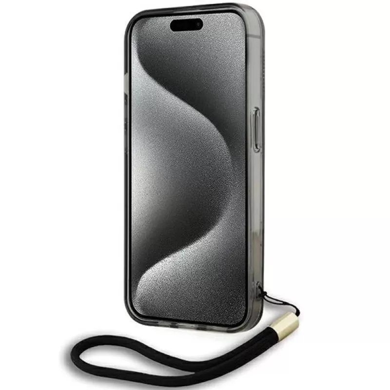 Karl Lagerfeld KLHCP15LHKDPNSK Capa rígida para iPhone 15 Pro 6,1