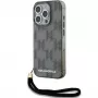 Karl Lagerfeld KLHCP15XHKDPNSK iPhone 15 Pro Max 6,7 inch Capa rígida preta IML Mono KL Pattern & Cord