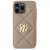 DKNY DKHCP14LPQDSLE Capa traseira Quilted Stack Logo para iPhone 14 Pro 6,1