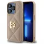 DKNY DKHCP15XPQDSLE Capa traseira Quilted Stack Logo para Apple iPhone 15 Pro Max 6,7