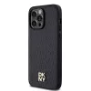 DKNY DKHMP13XPSHRPSK Capa rígida em pele com padrão monograma e logótipo metálico MagSafe para iPhone 13 Pro Max 6,7