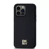DKNY DKHMP13XPSHRPSK Capa rígida em pele com padrão monograma e logótipo metálico MagSafe para iPhone 13 Pro Max 6,7