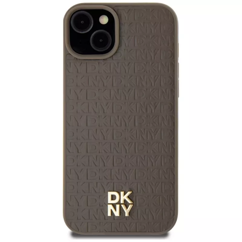 DKNY DKHMP15SPSHRPSW Capa rígida para iPhone 15 / 14 / 13 6,1