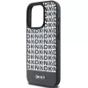DKNY DKHMP15XPSOSPK Capa rígida em pele com padrão impresso e logótipo metálico MagSafe para iPhone 15 Pro Max 6,7