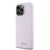 DKNY DKHMP15XSMCHLP Capa rígida em silicone líquido com MagSafe para Apple iPhone 15 Pro Max 6,7