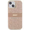 DKNY DKHMP14SHRHSEP Capa rígida IML Mono & Stripe MagSafe para Apple iPhone 14 / 15 / 13 6,1 inch rosa