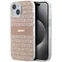 DKNY DKHMP15SHRHSEP Capa rígida IML Mono & Stripe MagSafe para iPhone 15/14/13 6,1