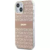DKNY DKHMP15SHRHSEP Capa rígida IML Mono & Stripe MagSafe para iPhone 15/14/13 6,1
