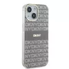DKNY DKHMP15SHRHSEE Capa rígida para Apple iPhone 15 / 14 / 13 6,1 inch bege IML Mono & Stripe MagSafe