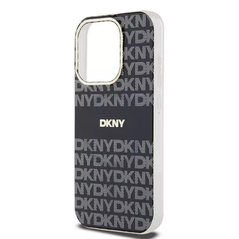 DKNY DKHMP14XHRHSEK Capa rígida IML Mono & Stripe MagSafe para iPhone 14 Pro Max 6,7