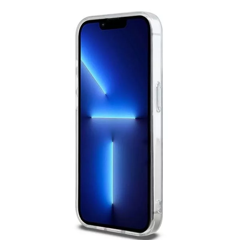 DKNY DKHMP14XHRHSEK Capa rígida IML Mono & Stripe MagSafe para iPhone 14 Pro Max 6,7