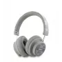 DKNY Checkered Pattern Auscultadores Bluetooth over-ear sem fios V5.3 bege